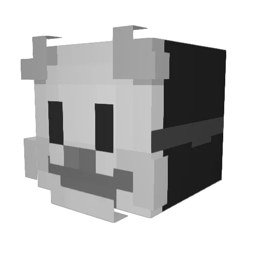 CEOXenon Minecraft avatar head, 3D render