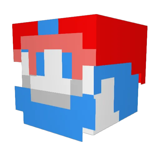 CEO_of_Orcs Minecraft avatar head, 3D render