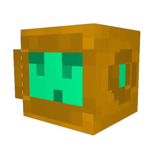 CEOofMicrowave Minecraft avatar head, 3D render