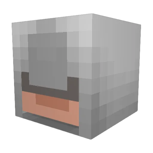 CERALPH Minecraft avatar head, 3D render
