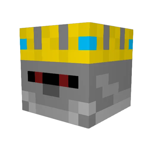 CETRIOLO3000 Minecraft avatar head, 3D render