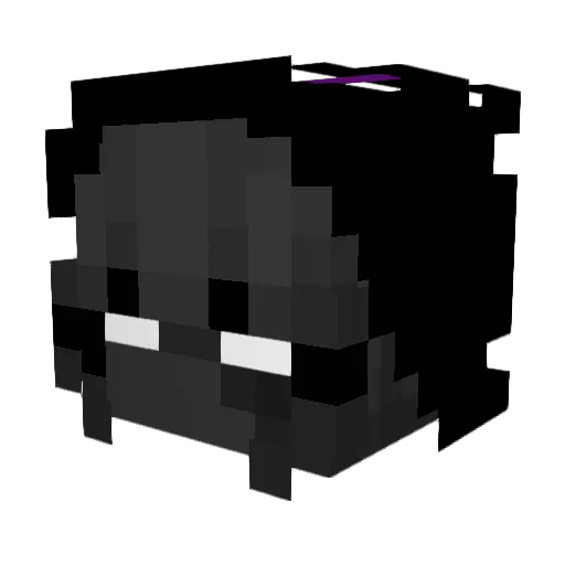 CEVUE Minecraft avatar head, 3D render
