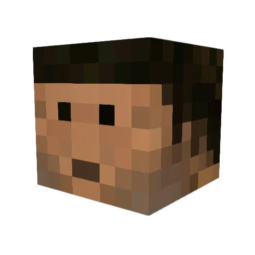 CErwan Minecraft avatar head, 3D render