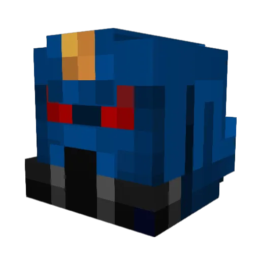 CFWOODS82 Minecraft avatar head, 3D render