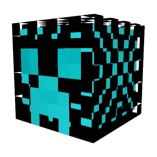 CForce11 Minecraft avatar head, 3D render