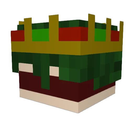 CGAMER078 Minecraft avatar head, 3D render