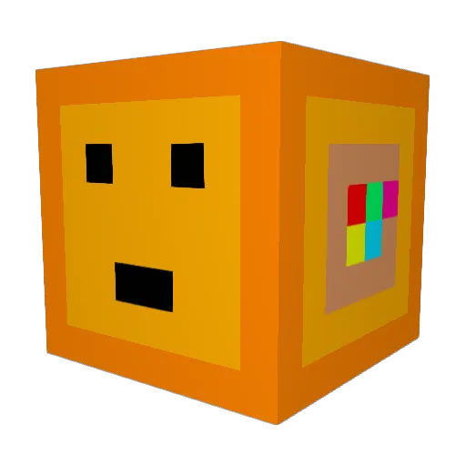 CGANGGANG Minecraft avatar head, 3D render