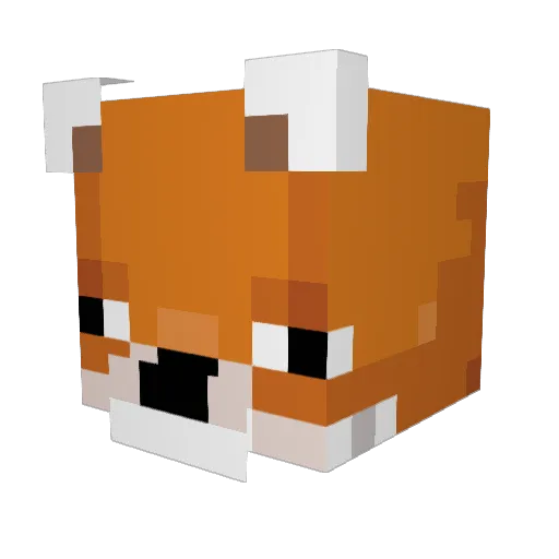 CGDPPL Minecraft avatar head, 3D render