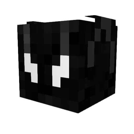 CG_21 Minecraft avatar head, 3D render