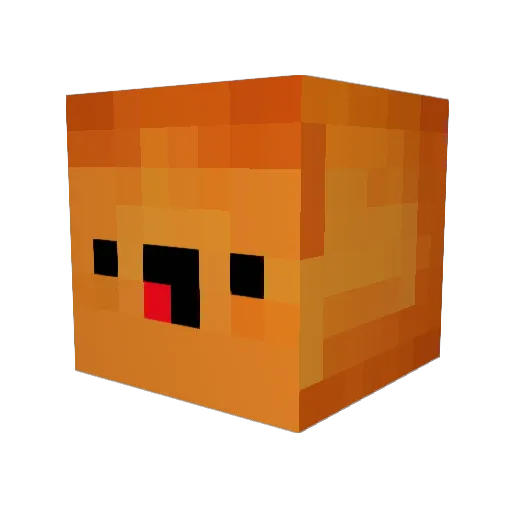 CG_Trill24 Minecraft avatar head, 3D render