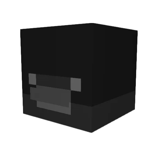 CG_thefriend Minecraft avatar head, 3D render