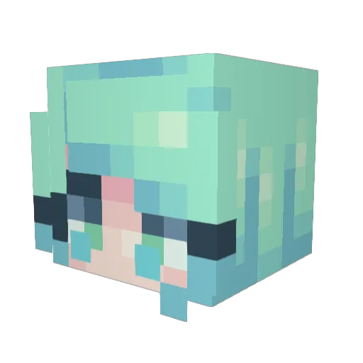 CGeorge1992 Minecraft avatar head, 3D render