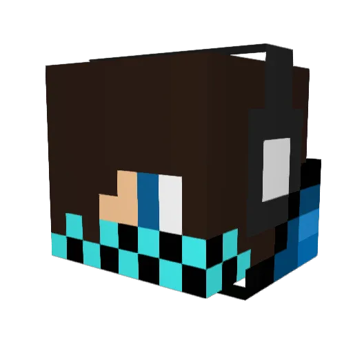 CGrainer20 Minecraft avatar head, 3D render