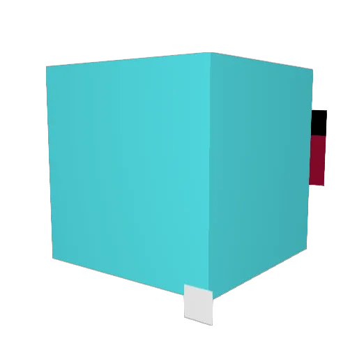 CH33TO_ Minecraft avatar head, 3D render