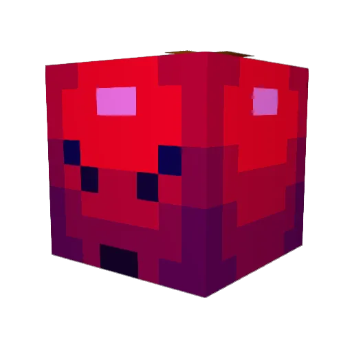 CH3RRYCNT Minecraft avatar head, 3D render