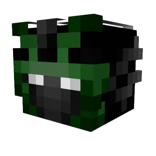 CH5 Minecraft avatar head, 3D render