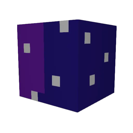 CHA0259 Minecraft avatar head, 3D render