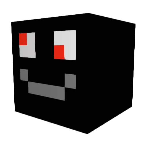 CHALLE_THEMAN Minecraft avatar head, 3D render