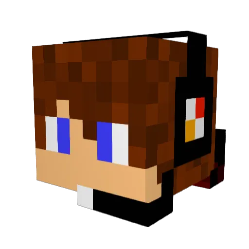 CHARLY4889 Minecraft avatar head, 3D render