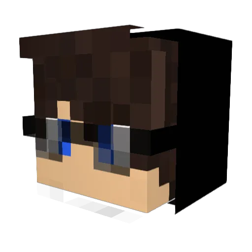 CHARRRRRRRRRLES Minecraft avatar head, 3D render