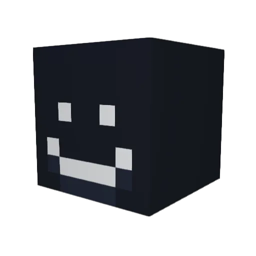 CHATOCACON Minecraft avatar head, 3D render