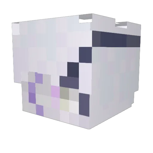 CHE2VY Minecraft avatar head, 3D render