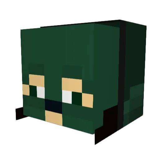 CHEEKIBREEKI2323 Minecraft avatar head, 3D render