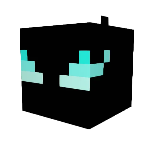CHEEKYCHIP Minecraft avatar head, 3D render