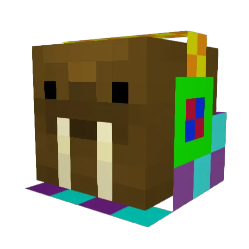 CHEERE Minecraft avatar head, 3D render
