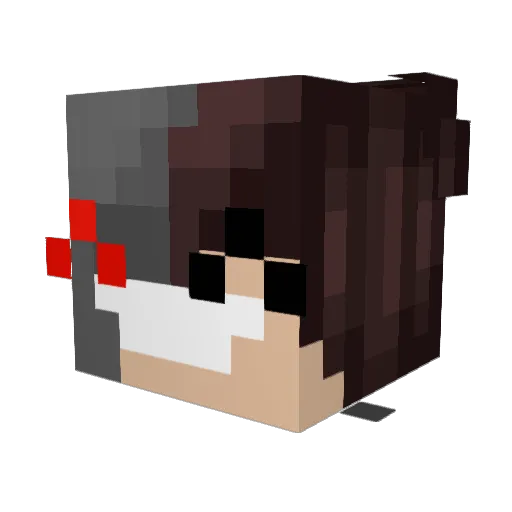 CHEESEYJAM Minecraft avatar head, 3D render