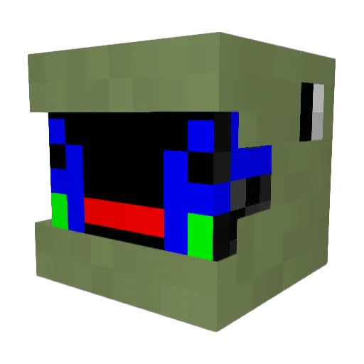 CHEESEYKILLS Minecraft avatar head, 3D render