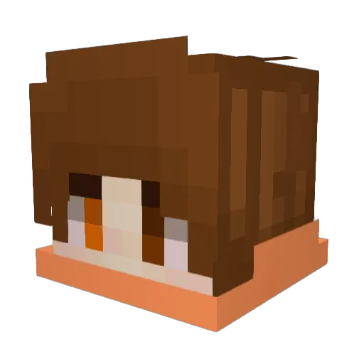 CHEEZ1225 Minecraft avatar head, 3D render