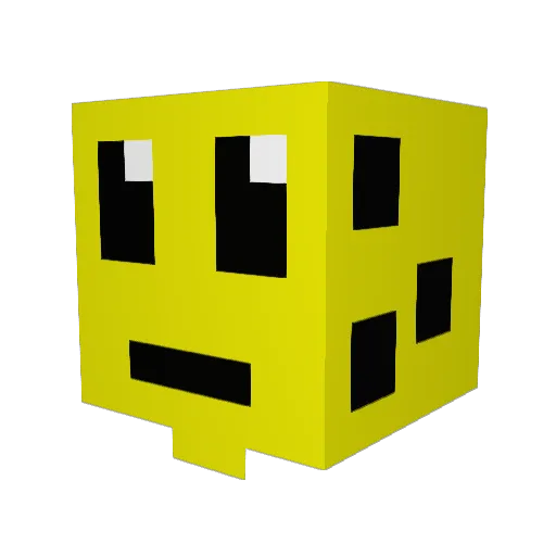 CHEEZombie77 Minecraft avatar head, 3D render