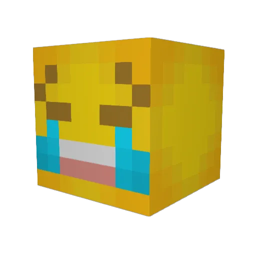 CHENKEEEE Minecraft avatar head, 3D render