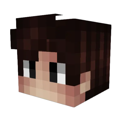 CHENZARIK Minecraft avatar head, 3D render