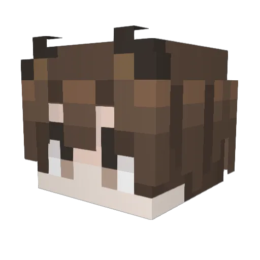 CHENyu882 Minecraft avatar head, 3D render