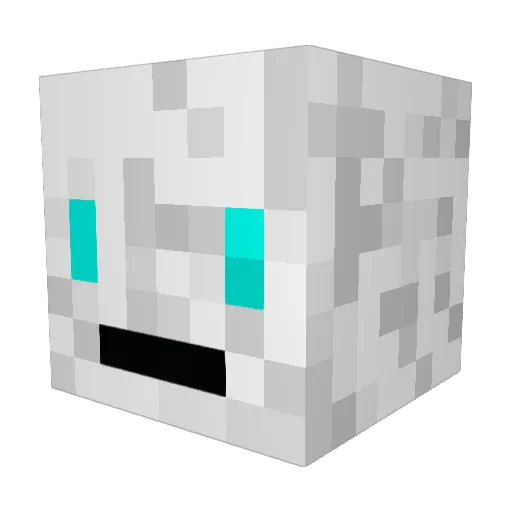CHEP1N Minecraft avatar head, 3D render