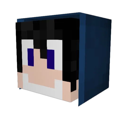CHETOMAR Minecraft avatar head, 3D render