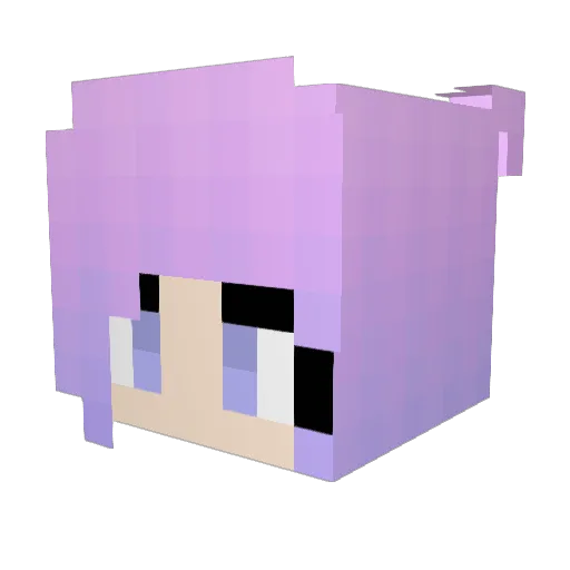 CHIALI0308 Minecraft avatar head, 3D render