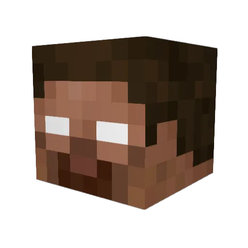 CHICHIKAWA5250 Minecraft avatar head, 3D render