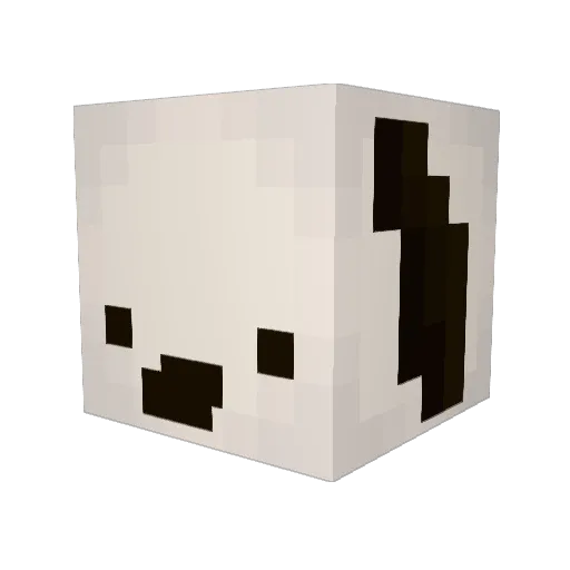 CHIHIRO69 Minecraft avatar head, 3D render