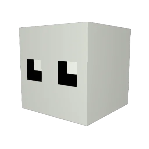 CHIKUO_KAMO Minecraft avatar head, 3D render