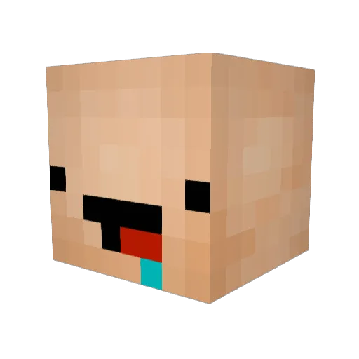CHILDMALESTER27 Minecraft avatar head, 3D render