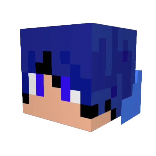 CHILLC3815 Minecraft avatar head, 3D render