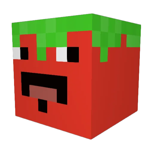 CHILLI_ttv_ Minecraft avatar head, 3D render