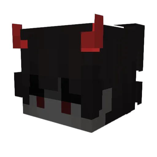 CHINOOL Minecraft avatar head, 3D render