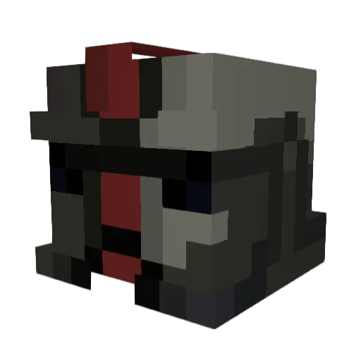 CHINOc15 Minecraft avatar head, 3D render