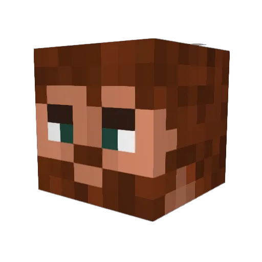 CHIPSAHOY Minecraft avatar head, 3D render