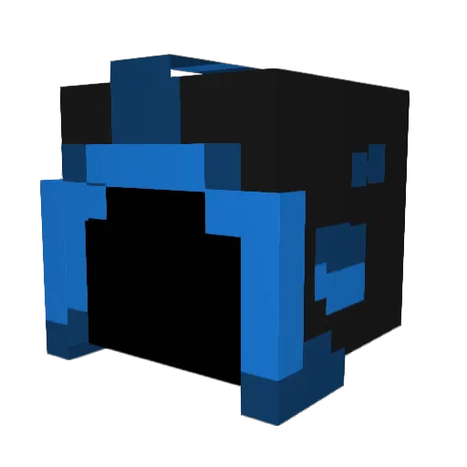 CHIPYCH12 Minecraft avatar head, 3D render