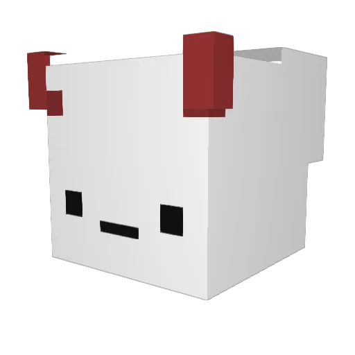 CHIU1122 Minecraft avatar head, 3D render